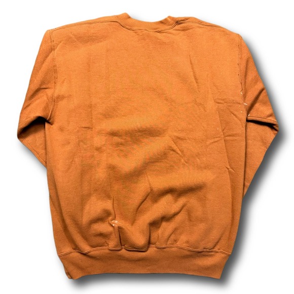 NCAA Texas Longhorns 90s Russell Made in USA Orange Crewneck - Picture 2 of 6